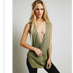 Free People Nocturnal Tank Top Size M